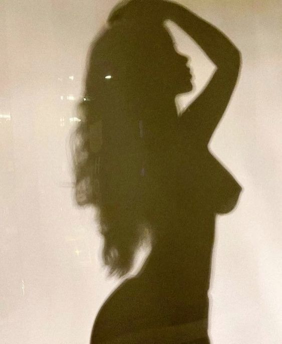 Dreamy violet portrait